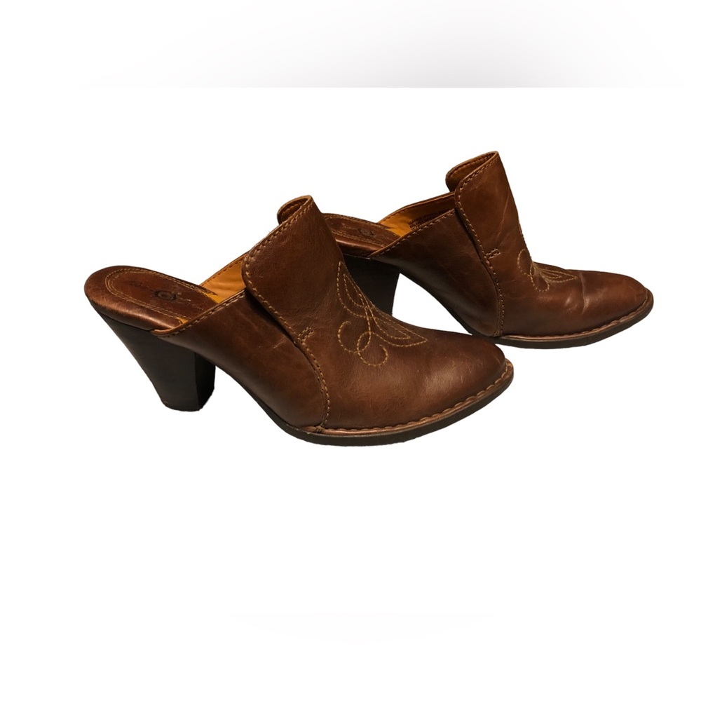 Born Crown Leather Mules